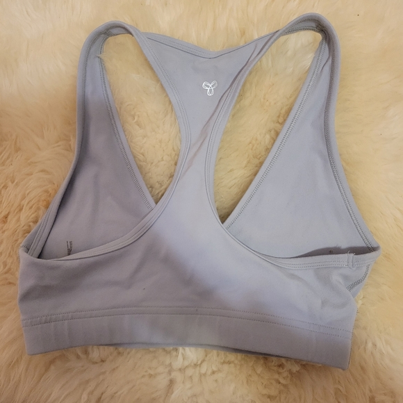 TNA Baby Blue Cotton Bralette with Racer Back in Size Small - Picture 2 of 2